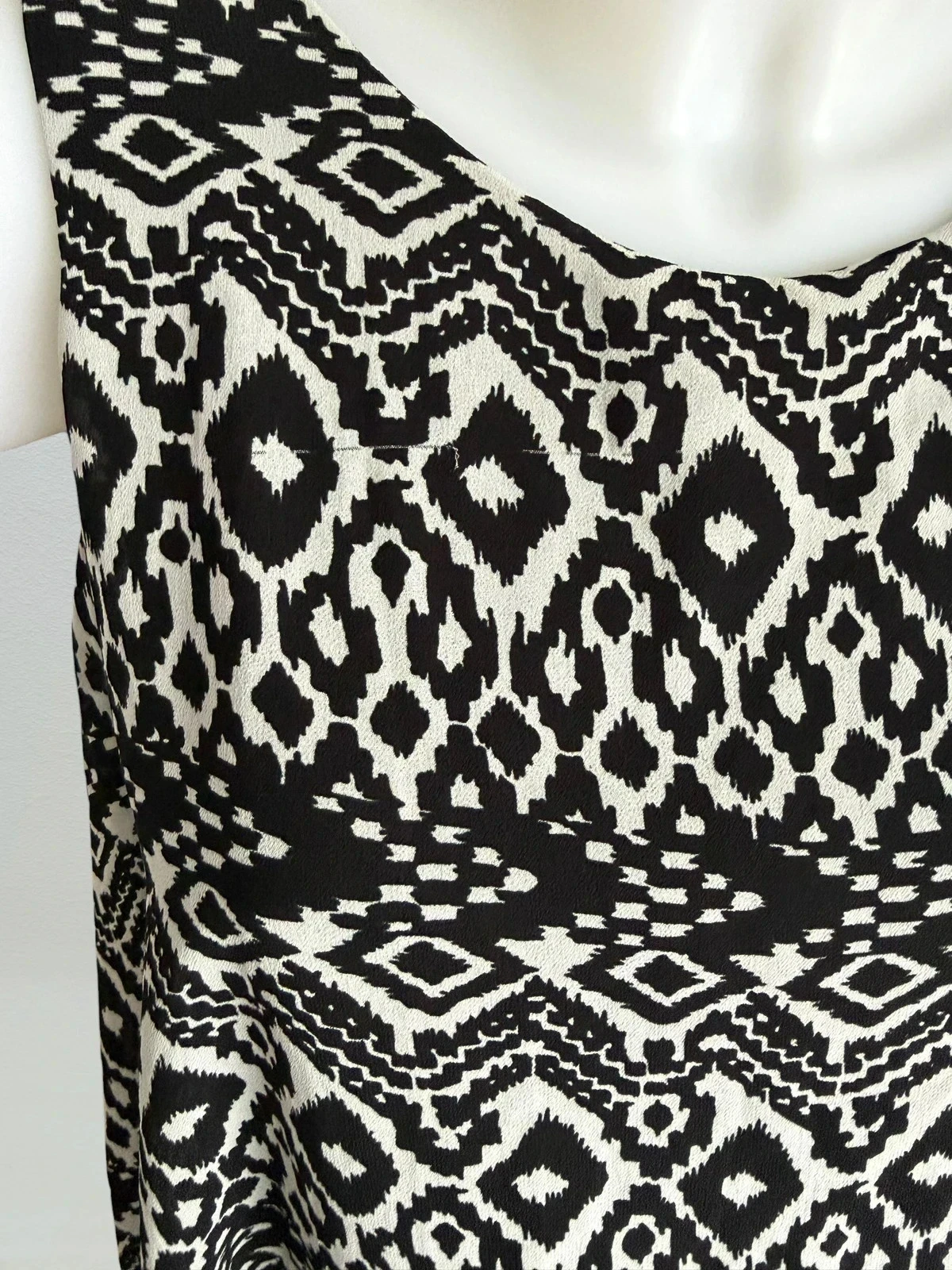 Zwangerschapsblouse voor dames maat 36/38 zwart en wit – photo 5